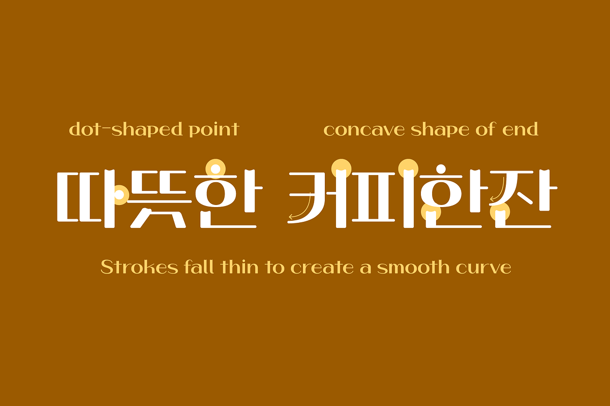 HU Flatwhite KR / 20% OFF, a Script Font by heummdesign (Photo 2 of 6)