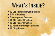 Procreate Old Paper Texture Brush, a Brush Add-On by Pawsitively Aesthetic (Thumbnail 8 of 8)