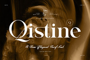 Qistine Modern Ligature Serif Font, a Serif Font by Perfectype (Thumbnail 1 of 6)