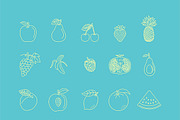15 fruit vector icons for $4, an Icon by Babic Goran (Thumbnail 3 of 3)