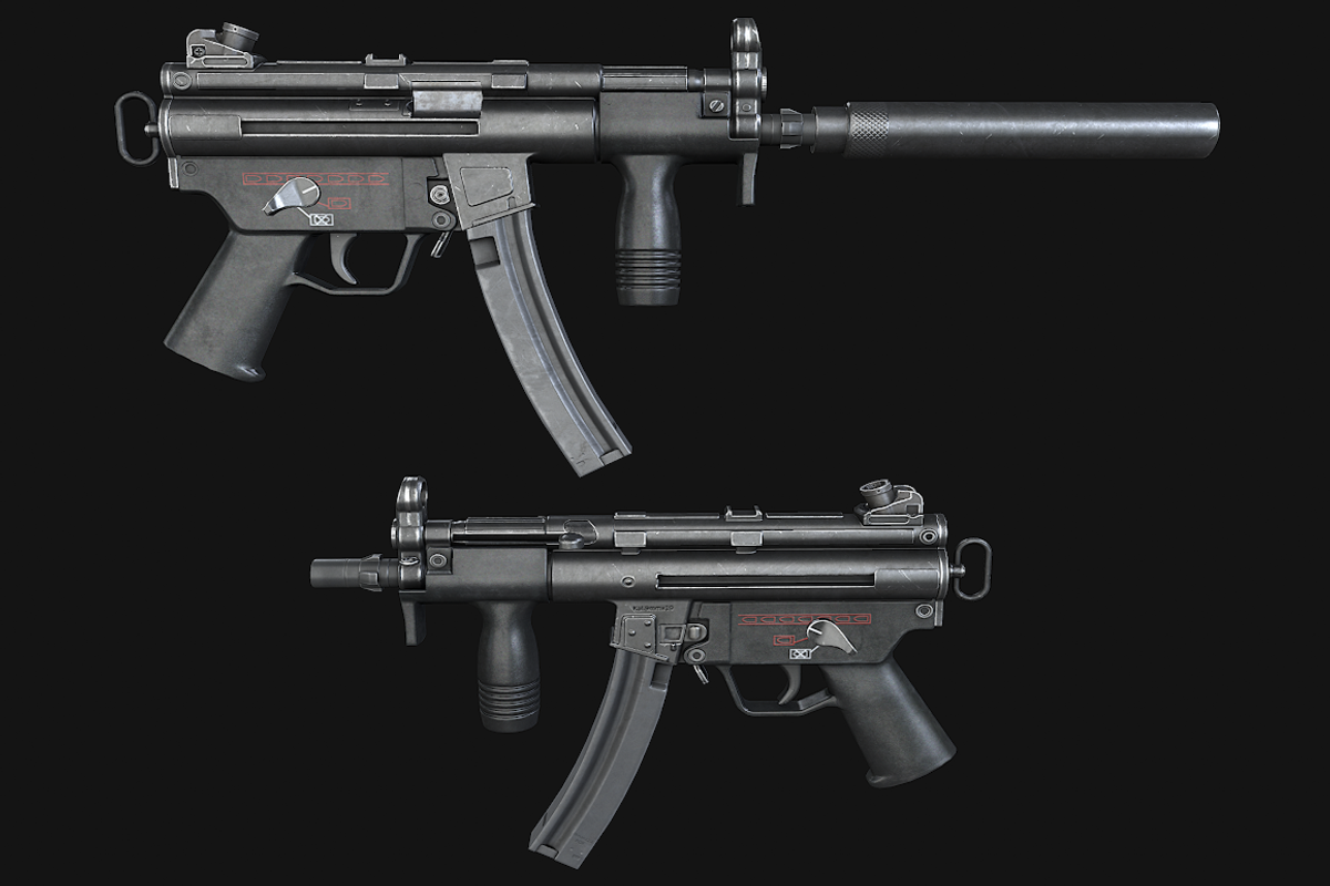 MP5K Submachine Gun, a 3D by First Perspective Games (Photo 2 of 6)