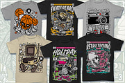 100 Cartoon Tshirt Designs Bundle #9, an Illustration by roach_graphic (Thumbnail 9 of 17)