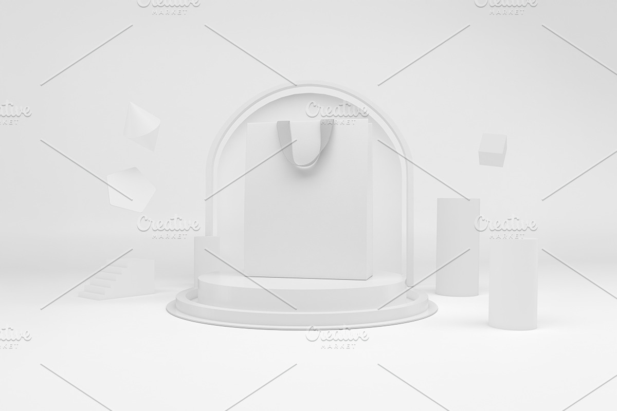Bag Mockup, a Packaging Mockup by Qaleb Studio (Photo 2 of 2)