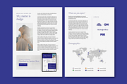 Indigo Media Kit Canva Template, a Templates & Theme by Regent Parkette (Thumbnail 2 of 3)