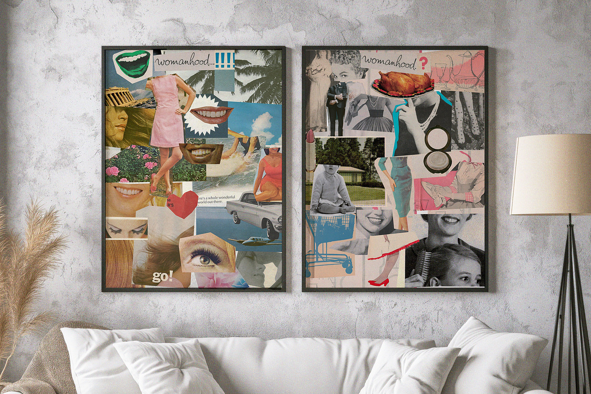 1960s Retro Collage Pack, an Object Graphic by Kaleriia (Photo 6 of 14)