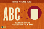 Ferndale Letterpress Font, a Sans Serif Font by Paper Moon Graphic Supply (Thumbnail 3 of 7)