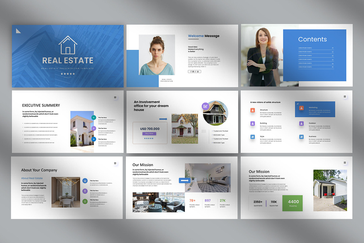 Real Estate Template, a Presentation Template by Pradaxa (Photo 6 of 9)