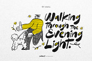 Juxtapost - Edgy Brush Font, a Handwritten Font by ikiiko (Thumbnail 5 of 7)