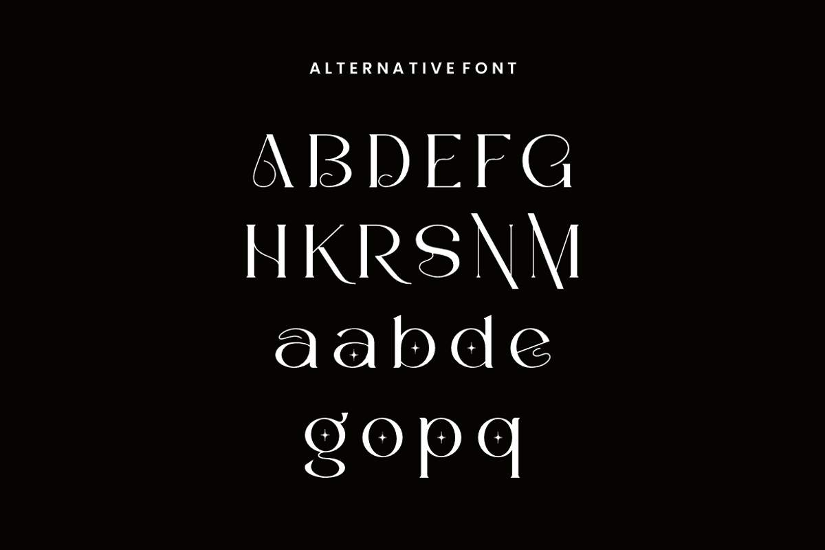 Gefars - Modern Ligature Serif Font, a Serif Font by QR Design Studio (Photo 6 of 14)