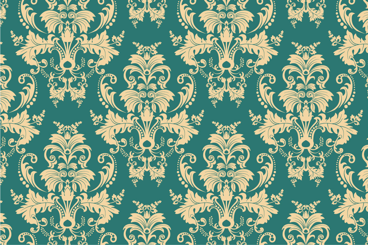 Seamless Damask pattern preview 2