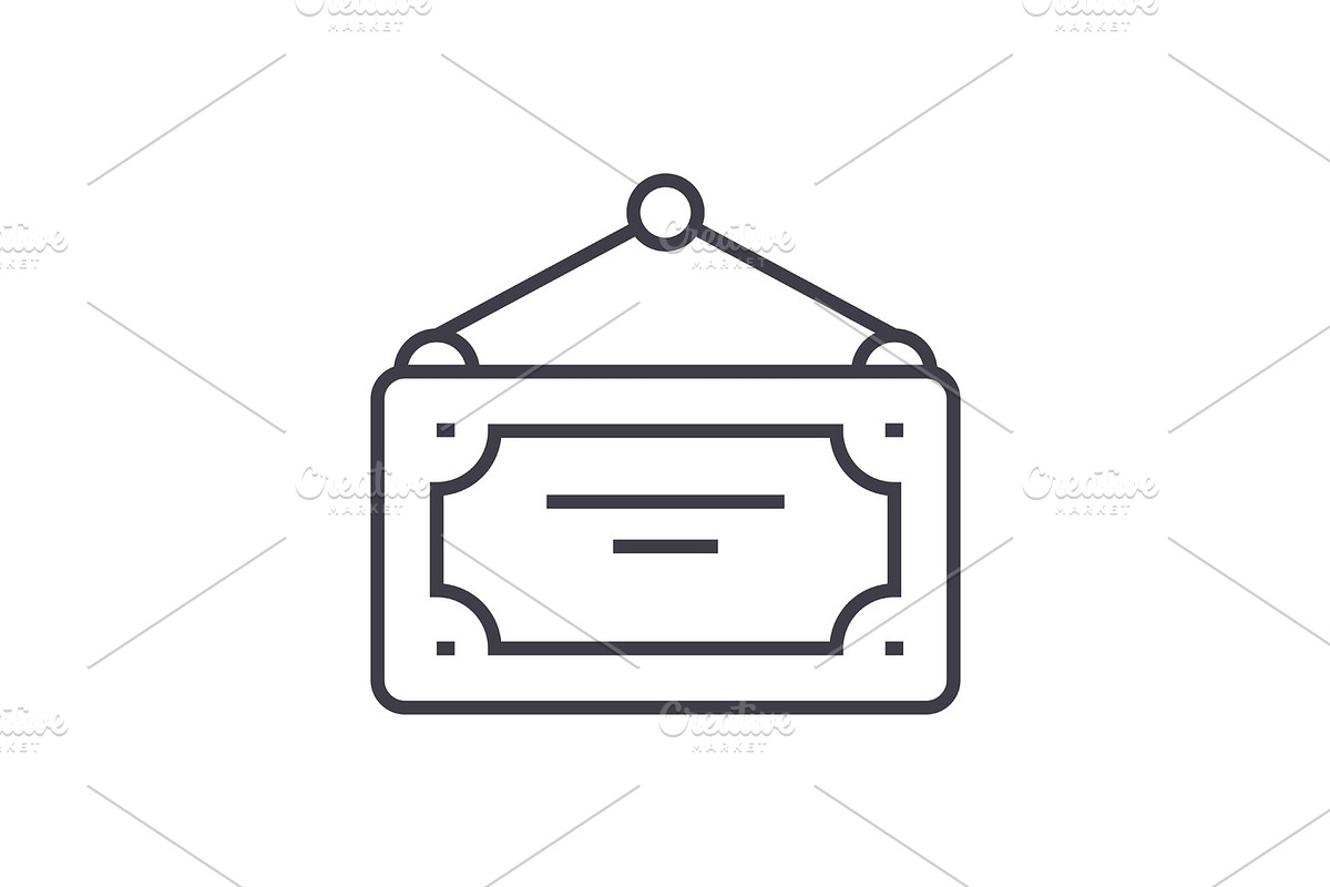 open label, closed vector line icon, sign, illustration on background, editable strokes, a Technology Illustration by urban icon