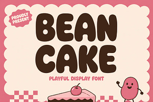 Bean Cake - Playful Display Font