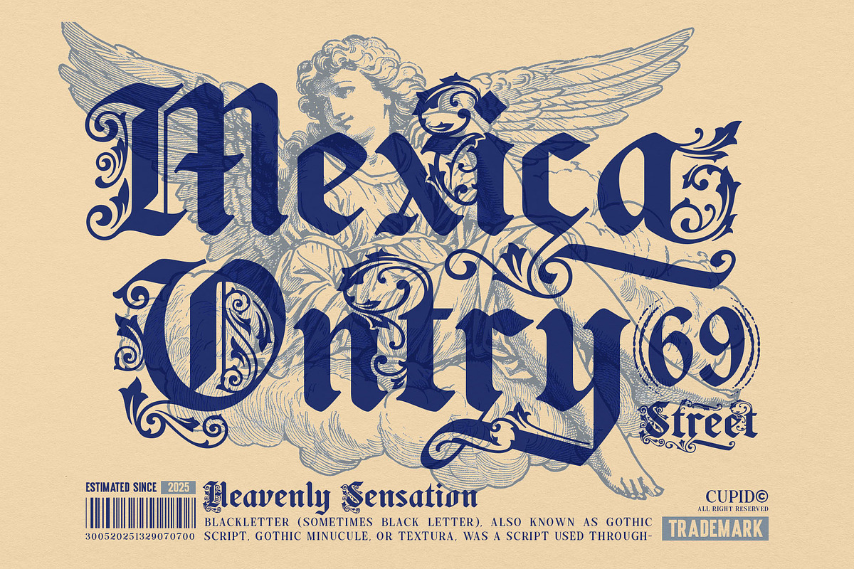 Black Kiyrand Typeface, a Blackletter Font by alit design (Photo 14 of 17)
