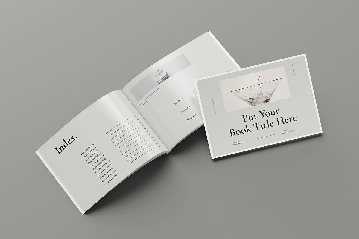 Book Title Landscape Layout, a Brochure Template by Seeing-art (Photo 2 of 13)