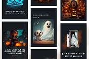 Funny Halloween Template Set I Canva, a Social Media Template by The Social Stuff (Thumbnail 9 of 11)