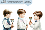 First Communion, Christian Clipart, a Person Illustration by VM PARTYS  BY TAIRUMA (Thumbnail 5 of 10)