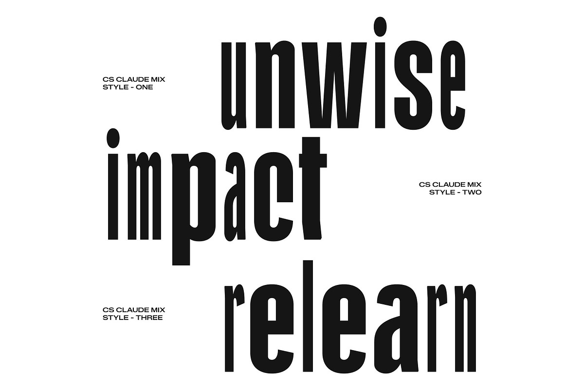 CS Claude Mix, a Sans Serif Font by Craft Supply Co. (Photo 4 of 8)
