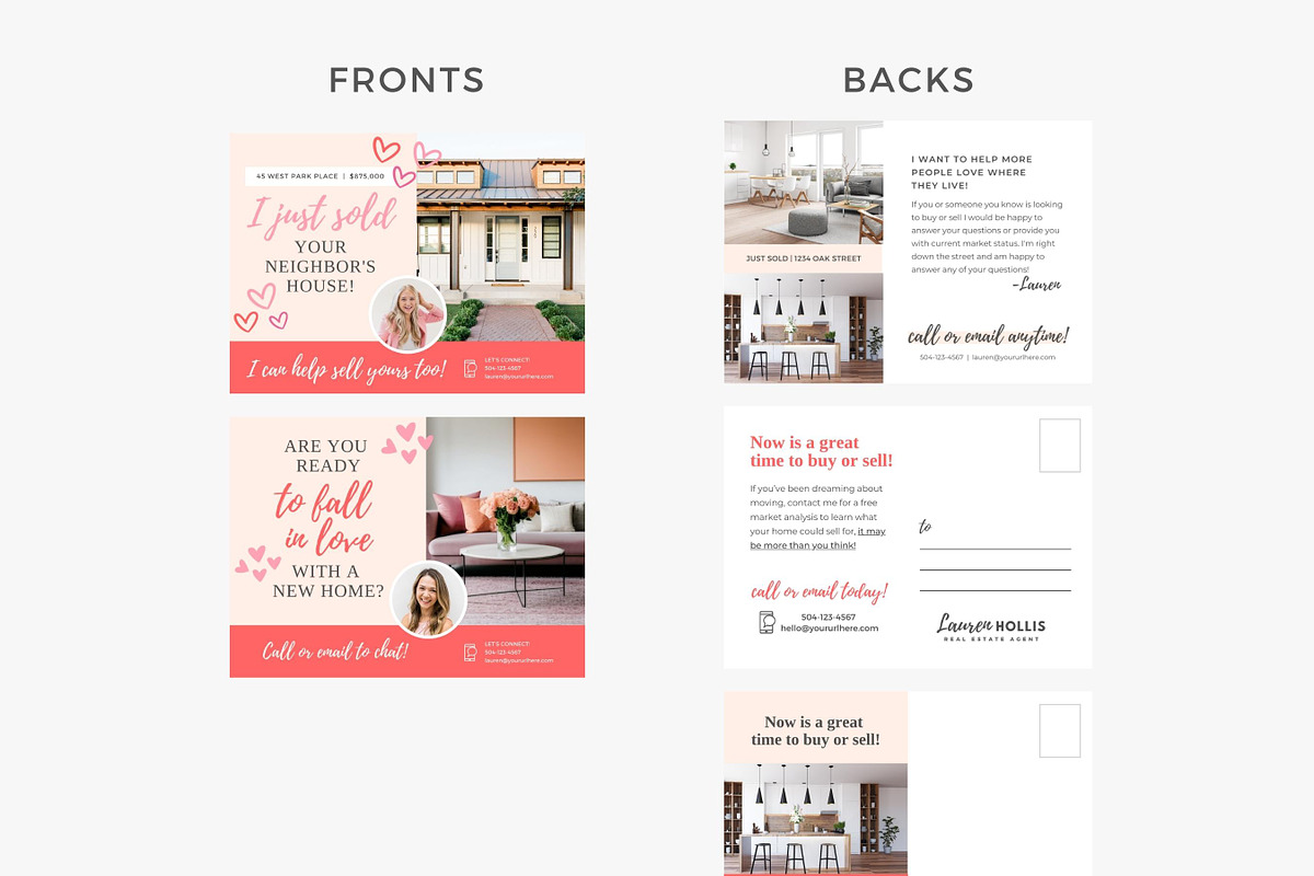 Valentine’s Real Estate Postcard, a Flyer Template by Ciera Design Templates (Photo 2 of 6)