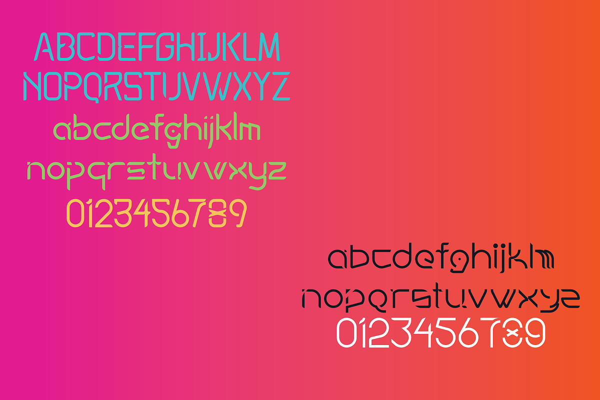 Type36D, a Sans Serif Font by Fro Bro Studio (Photo 2 of 2)