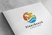 Clear Beach View Resort Logo, a Branding & Logo Template by Design_Planet (Thumbnail 4 of 4)