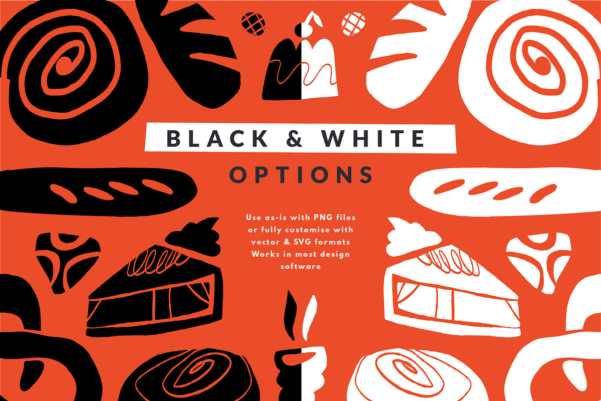 BAKERY SHAPES | HAND DRAWN CLIPART, a Decorative Illustration by Favete Art (Photo 11 of 22)