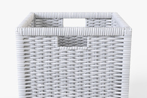 Rattan Basket White