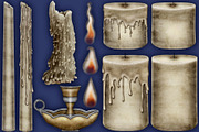 Crystal Magic, Dark clip art set., a Seasonal Illustration by Happy Sloth Graphics (Thumbnail 6 of 18)