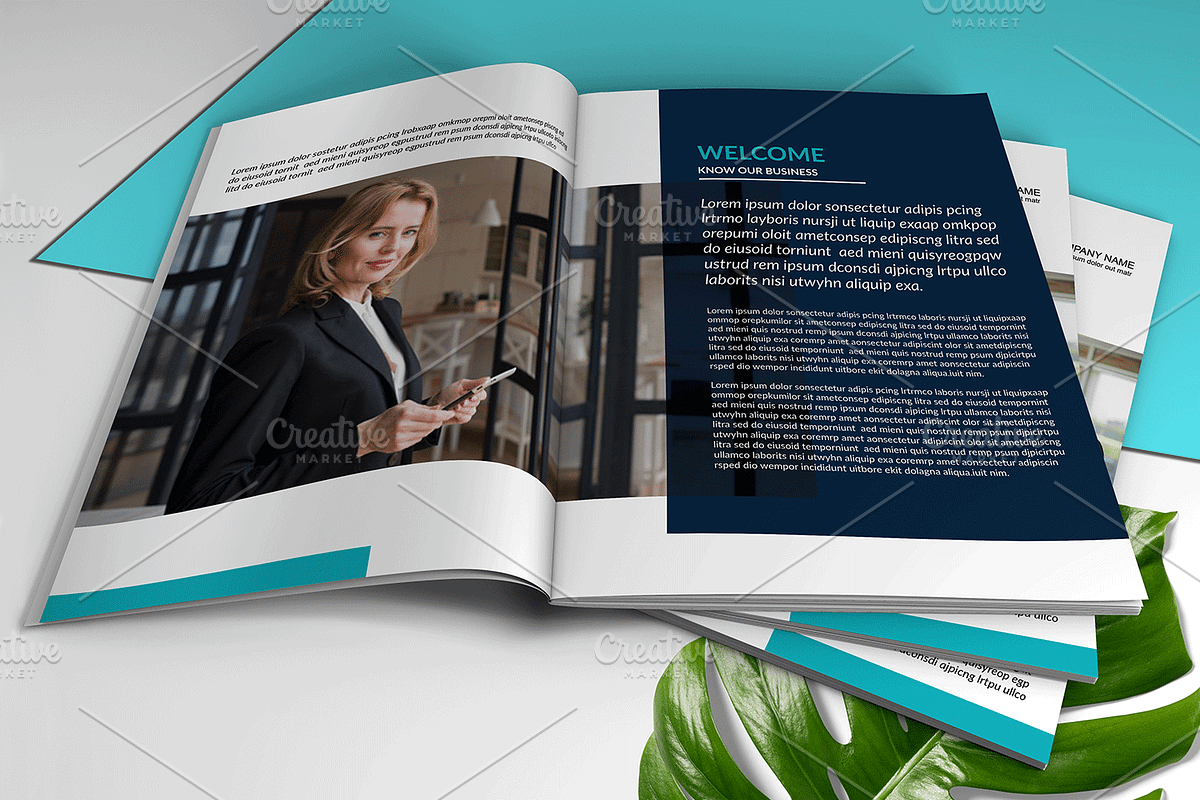 Company Profile Brochure - V04, a Brochure Template by Template Shop (Photo 2 of 9)