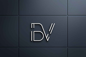 BV, VB, B, V ,Abstract Logo Design