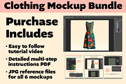 6 Piece Clothing Mockup Bundle, a Shirt Mockup by Carrie Cantwell (Thumbnail 5 of 5)