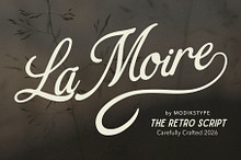La Moire – The Retro Script Font