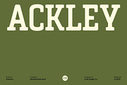 CS Ackley – Slab Serif Font, a Slab Serif Font by Craft Supply Co. (Thumbnail 1 of 8)