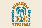 Midswell 70's Typeface | Retro Font, a Sans Serif Font by NienowBrand (Thumbnail 5 of 7)