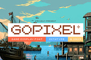 Go Pixel, a Symbol Font by Ditatype (Thumbnail 1 of 10)
