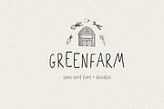 Greenfarm Rustic Font Logos Doodles, a Sans Serif Font by LABFcreations (Thumbnail 11 of 17)