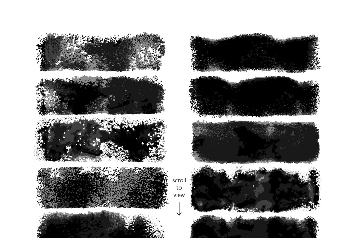 Roller Brushes for Illustrator, a Brush Add-On by Mazheika Store (Photo 7 of 8)