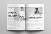 Modern Magazine Template, a Magazine Template by E-Type (Thumbnail 6 of 7)