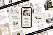 Social Media Business Canva Template, a Social Media Template by Rise and Roar Design (Thumbnail 1 of 6)
