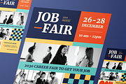 Job Fair Flyer Set, a Flyer Template by Annora Studio (Thumbnail 6 of 6)