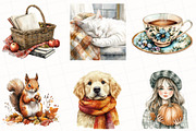 Watercolor September End Clipart, an Illustration by OK Design (Thumbnail 3 of 5)