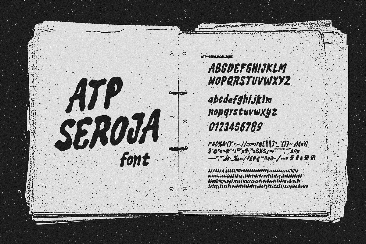 Seroja - Groovy Display Font, a Handwritten Font by Typeparties (Photo 10 of 10)