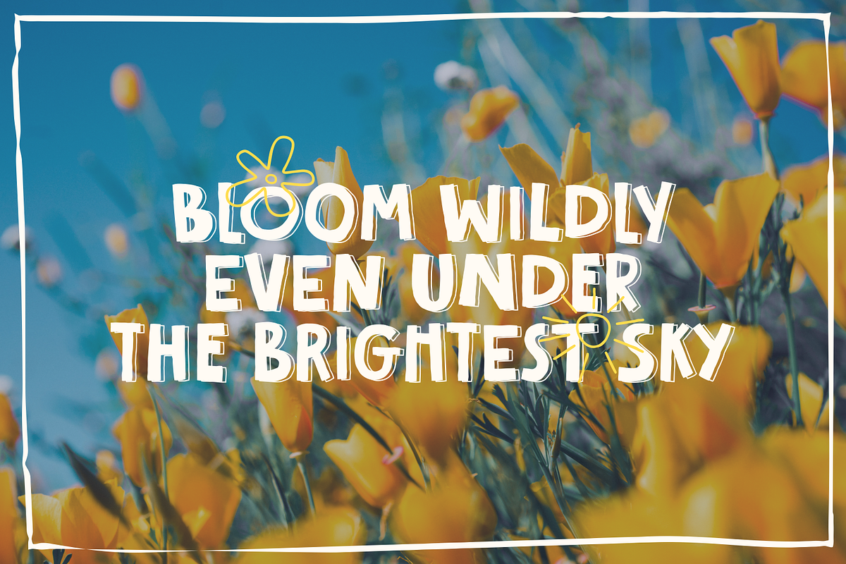 Cheerful Scribble – Quirky Display, a Handwritten Font by shineink.designlab (Photo 5 of 12)