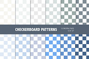 Blue Checkerboard Patterns, a Pattern Graphic by Patterns for Dessert (Thumbnail 1 of 5)