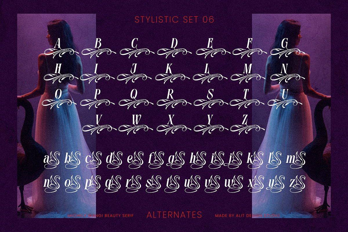 Michely Wangi Elegant Swan Serif, a Serif Font by alit design (Photo 17 of 20)