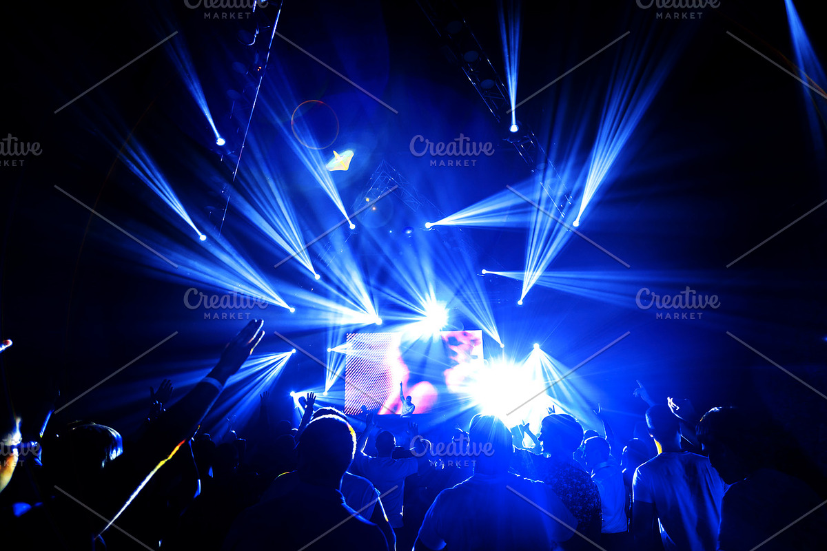 Night club party event containing techno, rave, and club, an Arts & Entertainment Photo by jason.zakharychev (Photo 2 of 2)