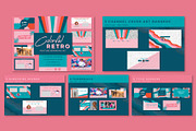 Branding Bundle: Colorful Retro, a Social Media Template by Liseno Designs (Thumbnail 4 of 8)
