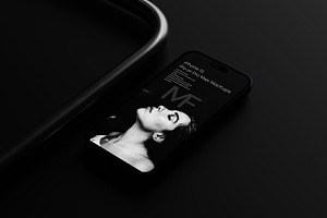 IPhone 15 Dark Moody Mockups