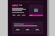 Landing Page Wireframe Template, a Wireframe Template by MightyDesign (Thumbnail 3 of 9)