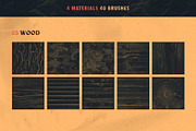 Material Texture Brushes Photoshop, a Brush Add-On by Mixergraph (Thumbnail 5 of 9)