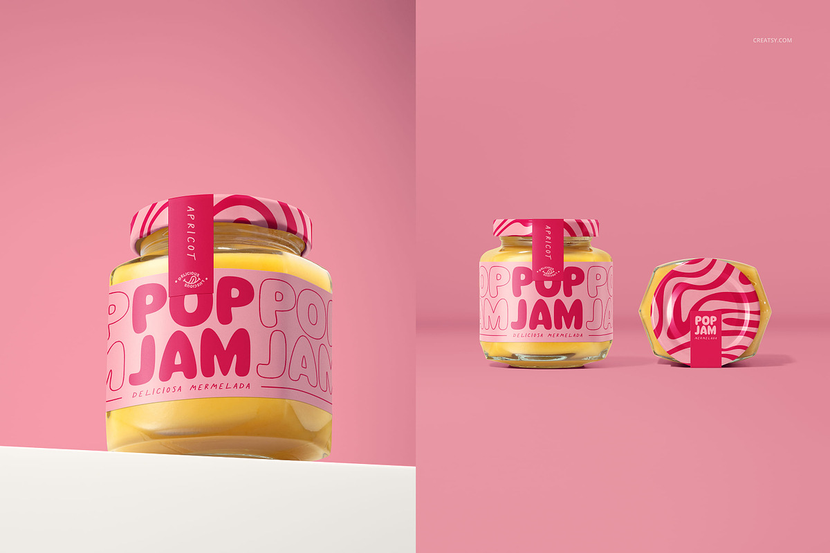 Jam Jar Mockup Bundle, a Cups & Container Mockup by creatsy5 (Photo 39 of 65)